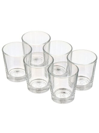 Рюмка 50 мл, стекло, 6 шт, Glasstar, Радуга 1, RN50