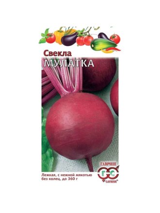Семена Свекла, Мулатка, 2 г, цветная упаковка, Гавриш