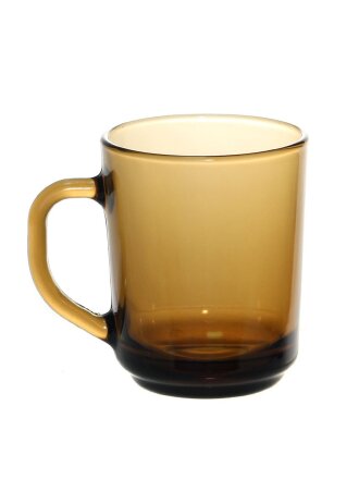 Кружка стекло, 250 мл, 62008, дымчатая