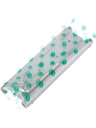 Петля пружинная маятниковая/барная, Amig, 180х133.5х4 мм, 6592, 00021063, двойная, серебро