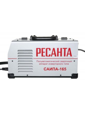 Сварочный аппарат инверторный, Ресанта, САИПА-165, 6.2 кВт, 160 А, проволока, полуавтоматическая сварка