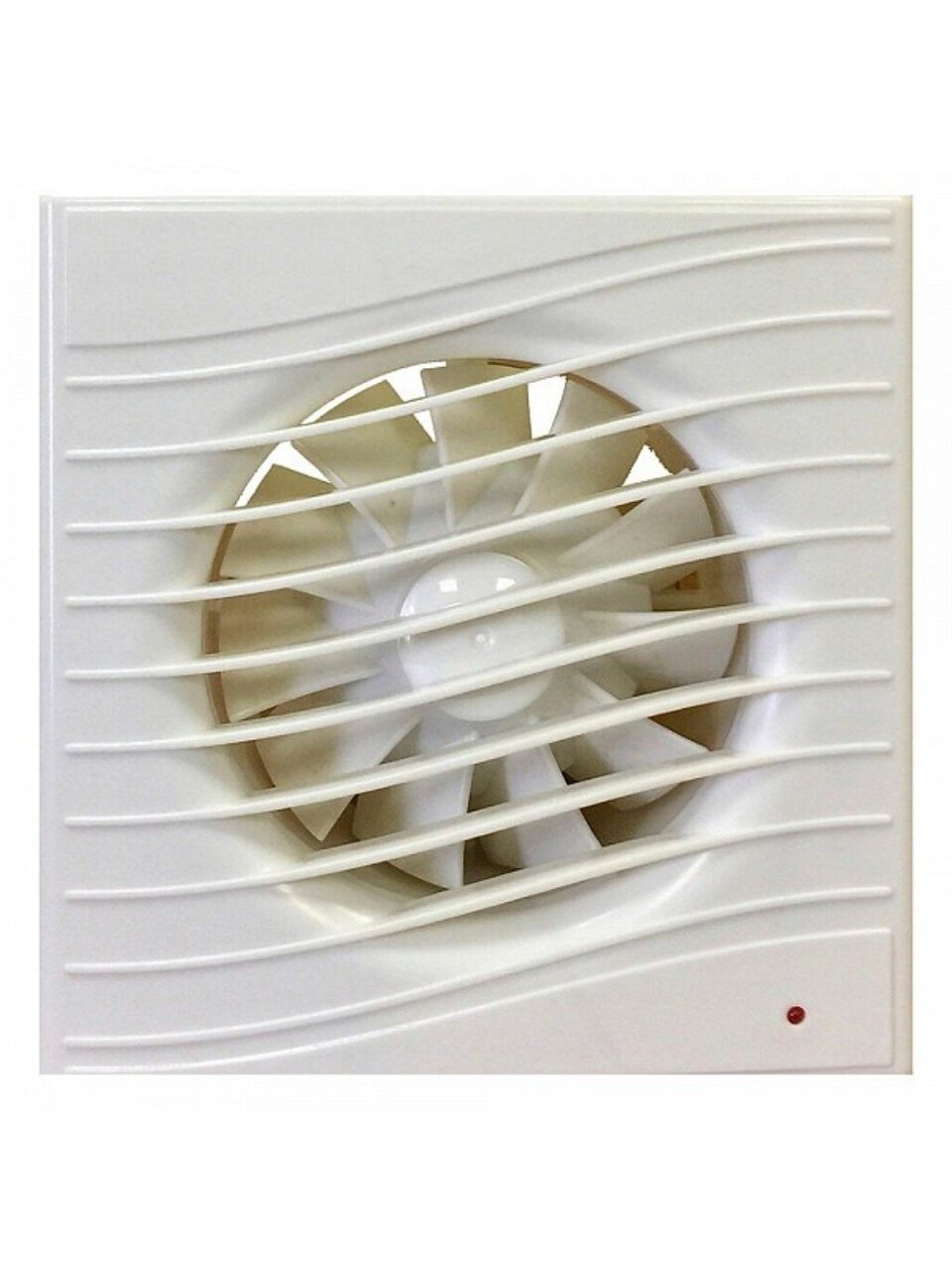 Вентилятор вытяжной настенный, Viento, установочный диаметр 100 мм, 13 Вт, 130 м³/ч, Волна, В100С STILL ivory