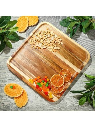 Блюдо акация, квадратное, 30х30 см, Y4-7311