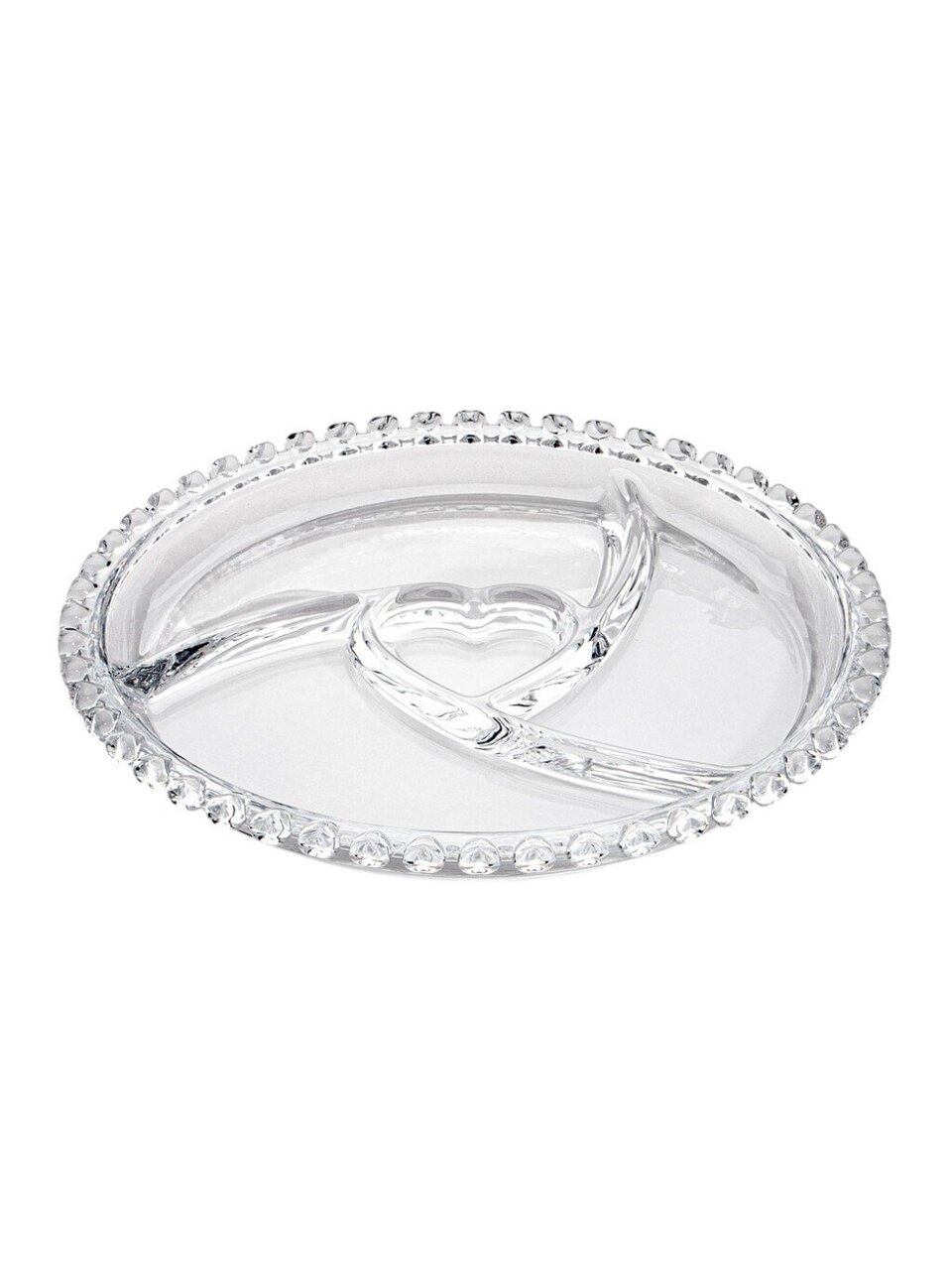 Менажница стекло, 23.5х2 см, 4 секции, Lefard, Sweety, 691-108