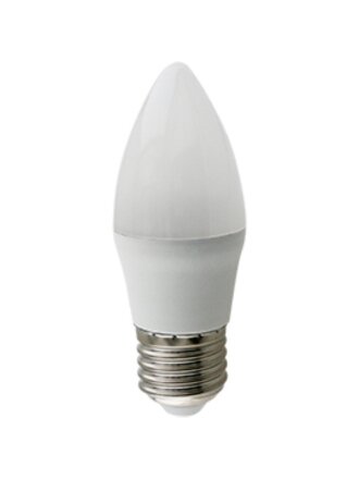 Лампа светодиодная E27, 10 Вт, 220 В, свеча, 2700 К, теплый белый свет, Ecola, Premium, LED