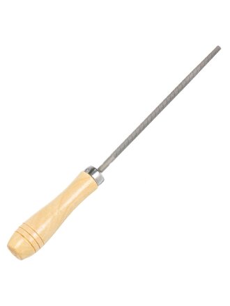 Напильник круглый, 150 мм, №2, деревянная ручка, Bartex, 12008
