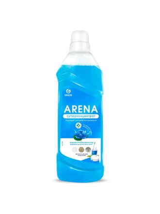 Средство для мытья полов Grass, Arena Водяная лилия, 1 л, с полирующим эффектом, 125184