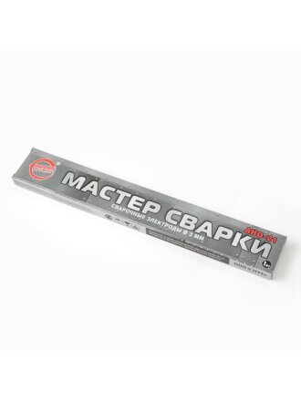 Электроды Мастер сварки, АНО-21, по стали, 3 мм, 1 кг, картонная коробка, СТАСВА