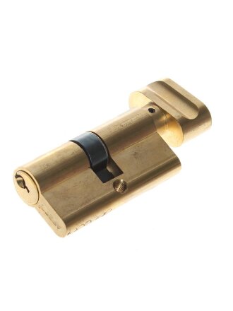 Личинка замка двери Apecs, SC-60-Z-C-G (60-ZC)/60-C-G, 2935, 60 мм, с заверткой, золото, 30/30