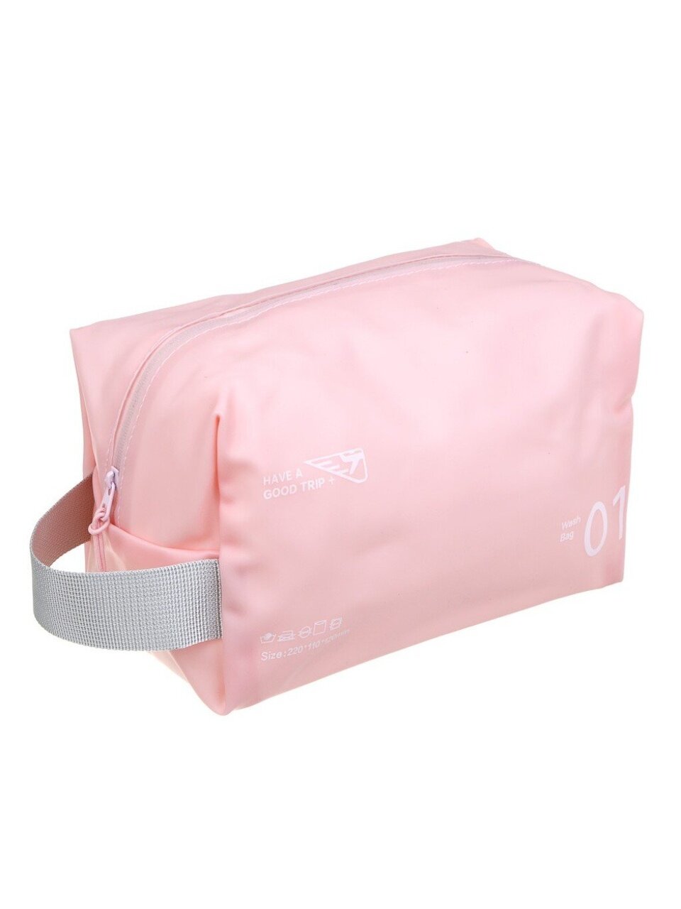 Косметичка 22х11х12 см, водонепроницаемый, ПВХ, ЮниLook, 327-334, прямоугольная, застежка молния