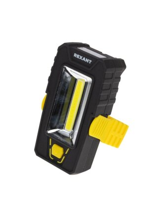 Фонарь ручной, Rexant, NEW AGE, пластик, обрезиненный, трансформер, 75-7841
