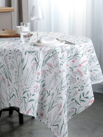 Скатерть 145х180 см, 100% хлопок, Silvano, Весна