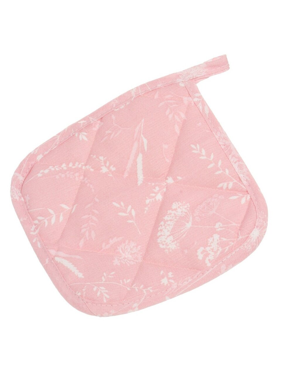 Прихватка 18х18 см, рогожка, 100% хлопок, Радушная хозяйка, Соцветие