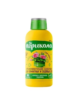 Удобрение Аква, для садовых и комнатных роз, органоминеральное, жидкость, 250 мл, Агрикола