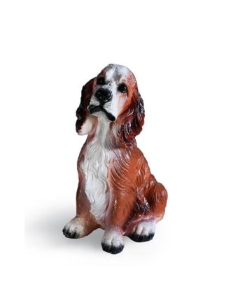 Фигурка садовая Кокер большой, 34х26 см, гипс, 81