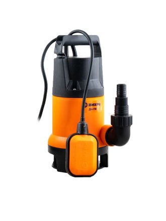 Насос дренажный, Вихрь, 750 Вт, глубина погружения 8 м, максимальный напор 8 м, 15.3 м³/ч, ДН-750