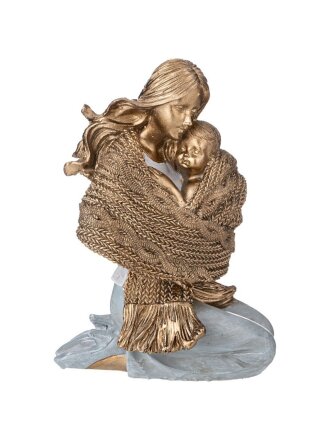 Статуэтка полистоун, Мама с сыном, 8.5х6.5х12 см, 162-1193