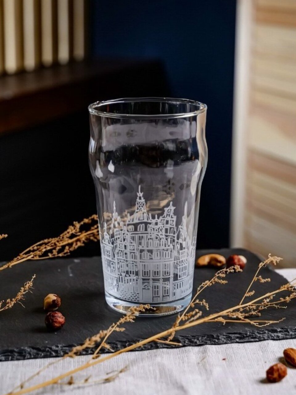 Бокал для пива, 570 мл, стекло, Декостек, Старый город, 2036-Г