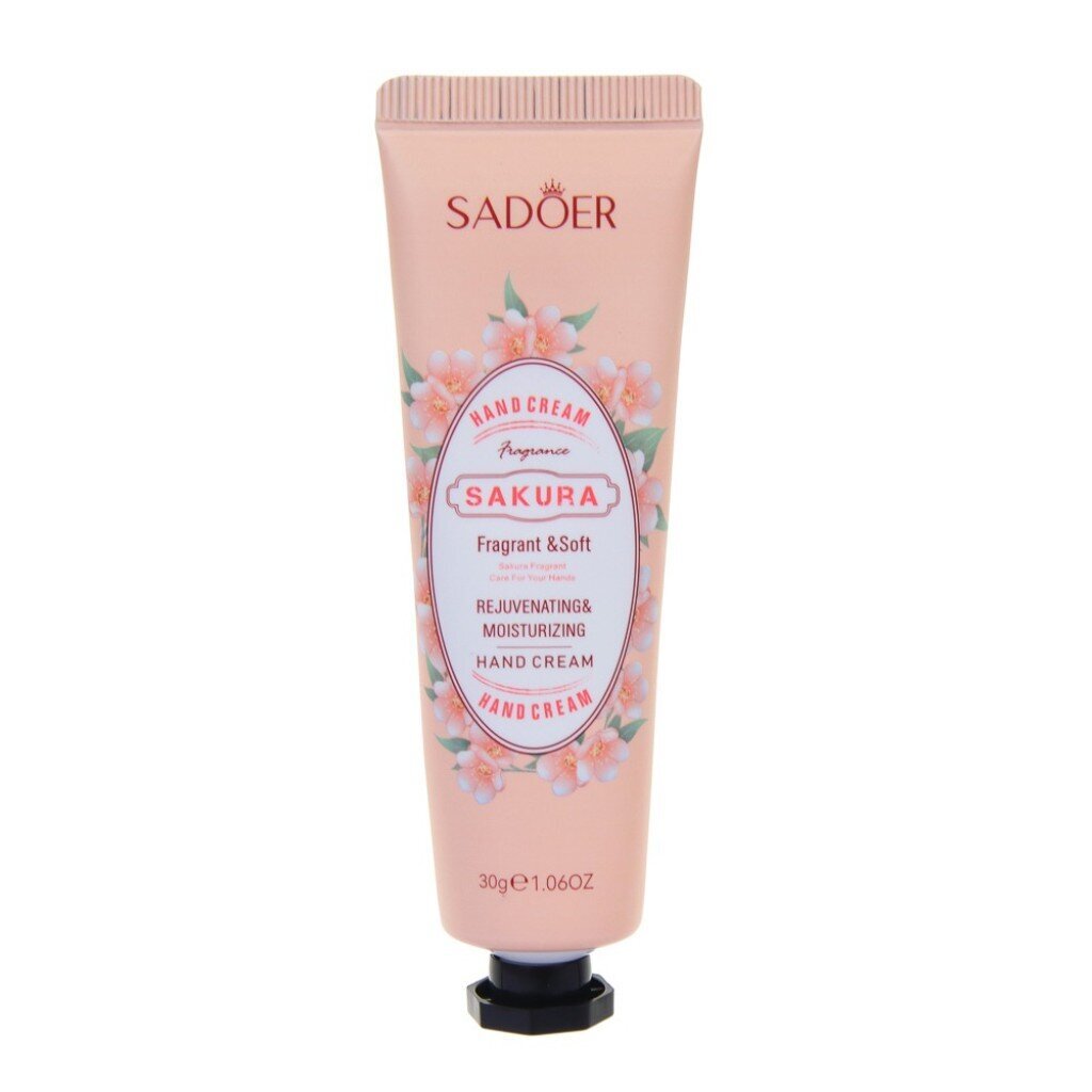 Набор кремов для рук, SADOER, Ароматный сад, 5х30 г