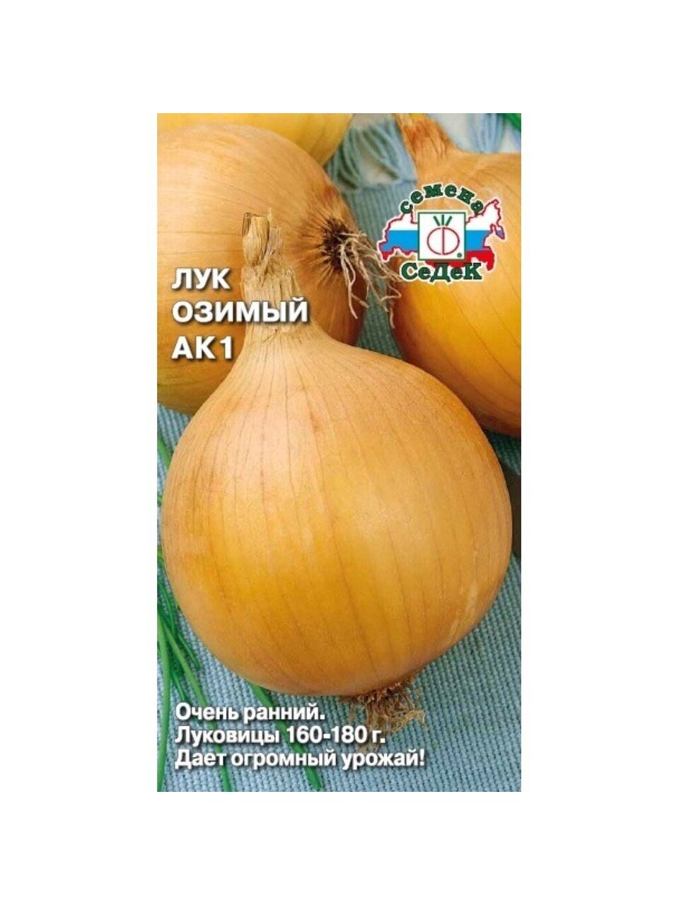 Семена Лук, АК1, цветная упаковка, Седек