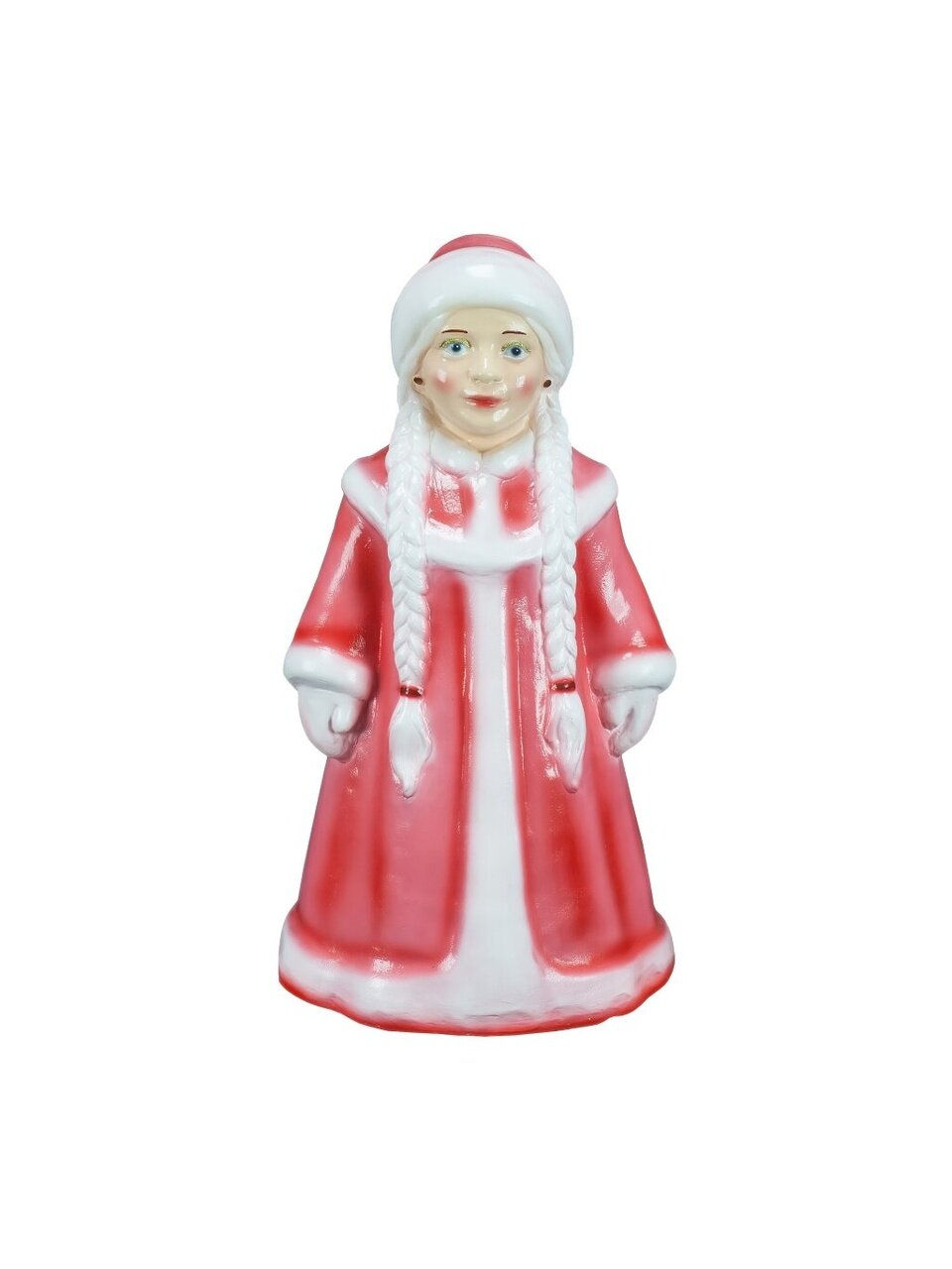 Фигурка садовая Снегурочка в красном, 25х50 см, новогодняя, 320