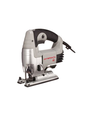 Лобзик электрический Интерскол, МП-85/600Э, 700 Вт, дерево 85 мм, сталь 8 мм, маятниковый ход, регулировка оборотов, 156.1.1.00