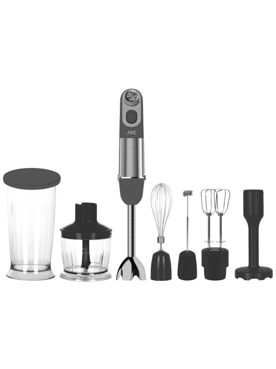 Блендер погружной 1800 Вт, 2 скорости, JVC, JK-HB5128, серый