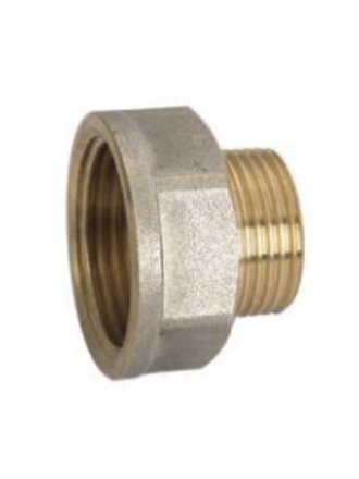 Переходник 1/2"х1/2", ш-г, латунь, Frap