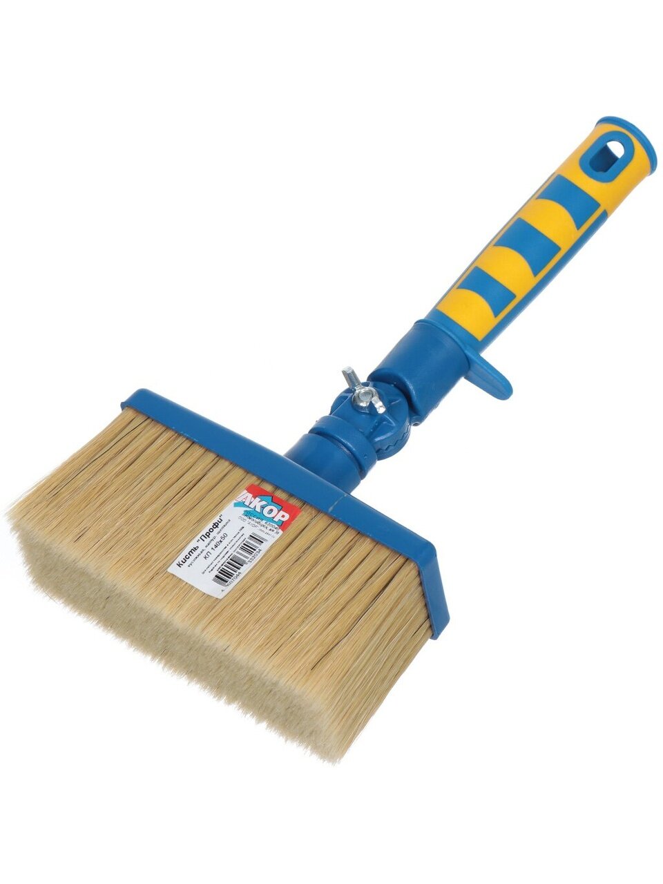 Кисть макловица, Акор, Профи, кустовая, 50х140 мм, натуральная щетина, рукоятка двухкомпонентная, 160 50 140