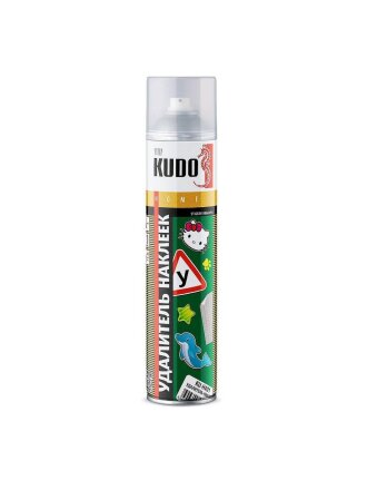 Аэрозоль удалитель наклеек и следов клея, KU-H401, 0.4 л, KUDO