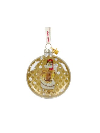 Елочный шар 1х8х8 см, стекло, 93338