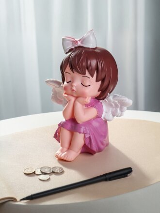 Копилка Девочка, 19х13х22 см, пластик, A240034