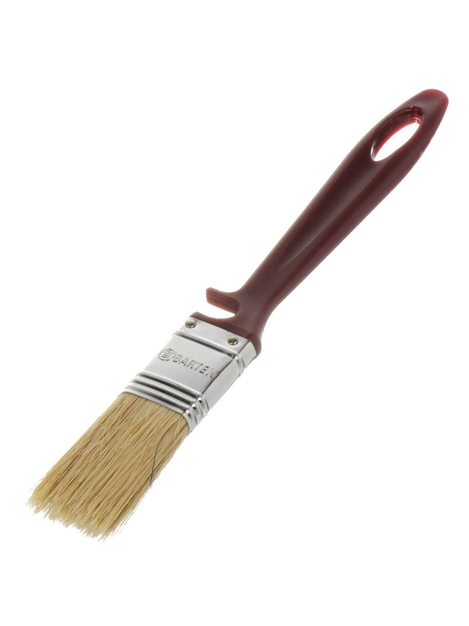 Кисть плоская, Bartex, Евро, 25 мм, 1 '', натуральная щетина, рукоятка пластик, 1118110