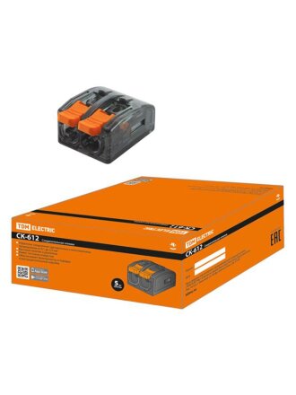 Клемма СК-612, соединительная, пластик, 2.5 мм², TDM Electric, SQ0527-0021