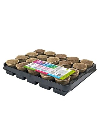 Набор для рассады 20 шт, 60 мм, 20 стаканчиков, с поддоном, с поддоном, ГазонCity