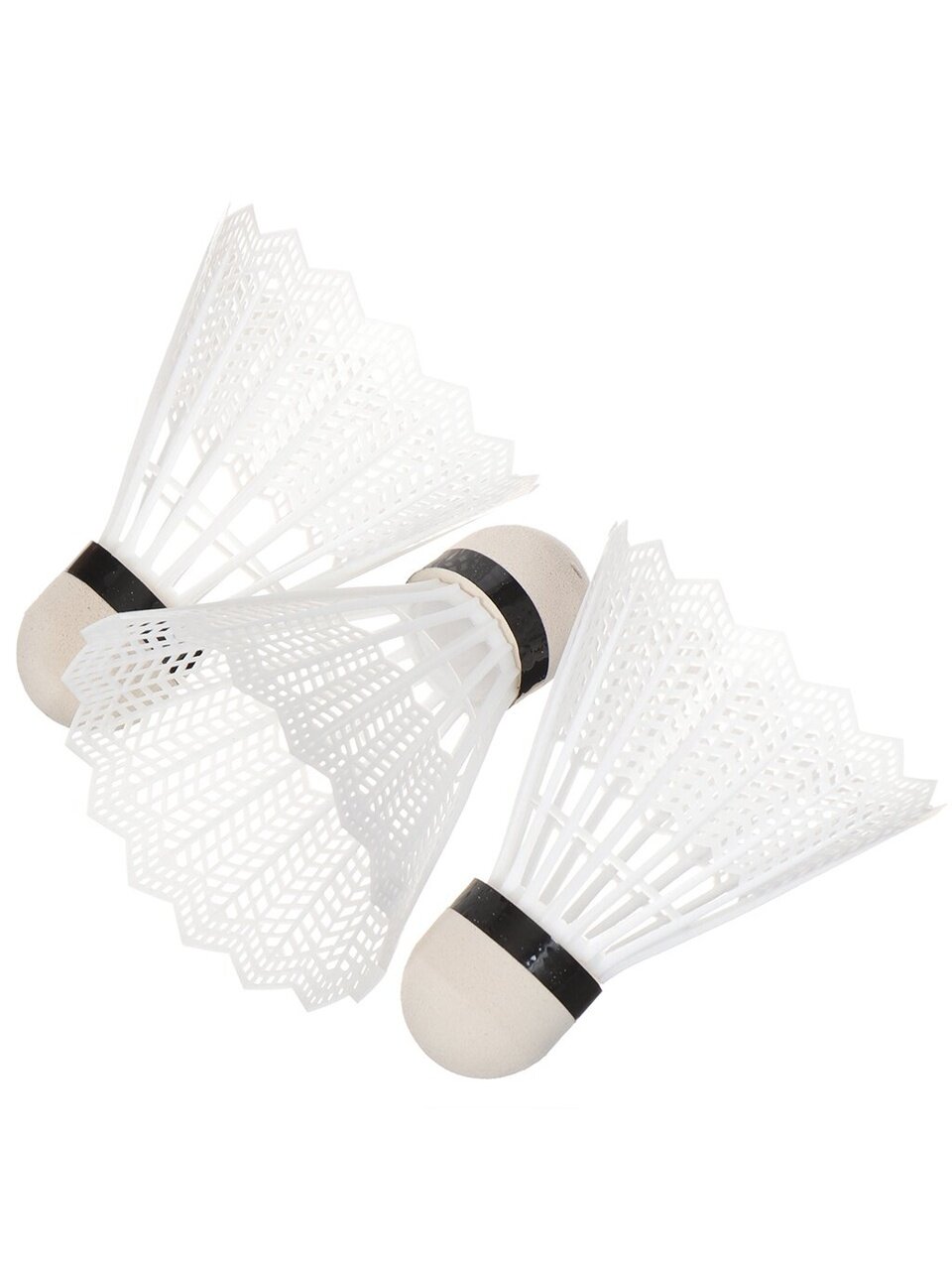 Воланы для бадминтона 3 шт, туба, Y6-1881