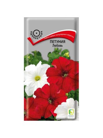 Семена Цветы, Петуния, Любовь, 0.1 г, цветная упаковка, Поиск