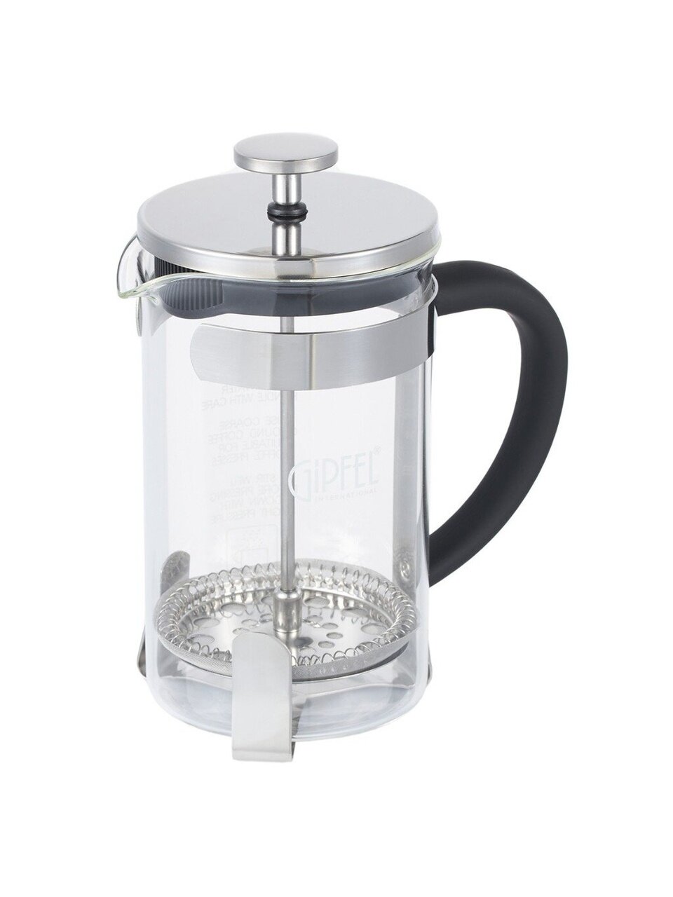 Френч-пресс 0.6 л, нержавеющая сталь, Gipfel, Provence, 71682