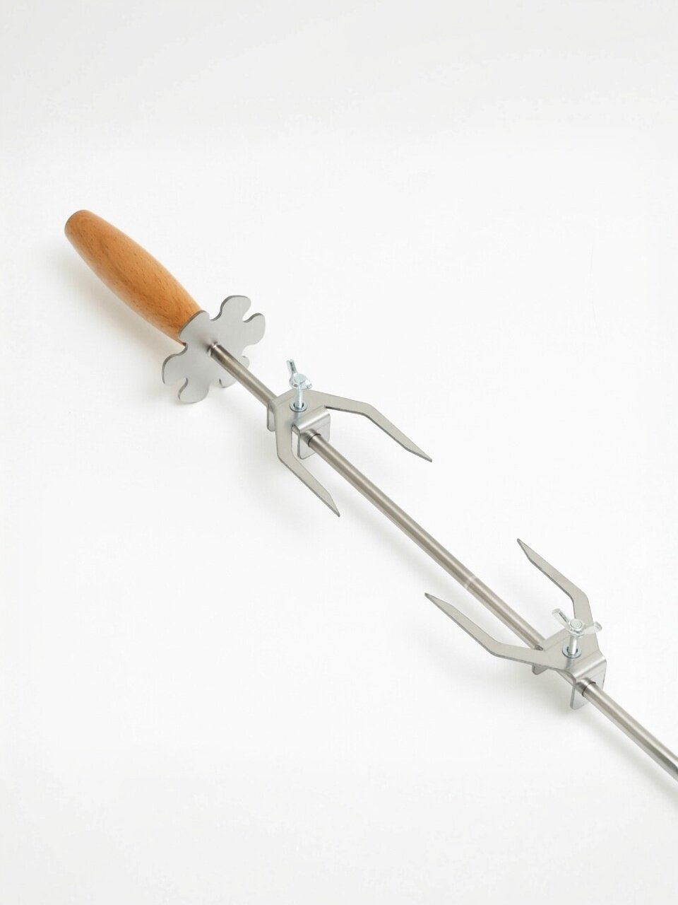 Вертел 850 мм, сталь, рукоятка дерево, Gratar, Family, ВТ 850