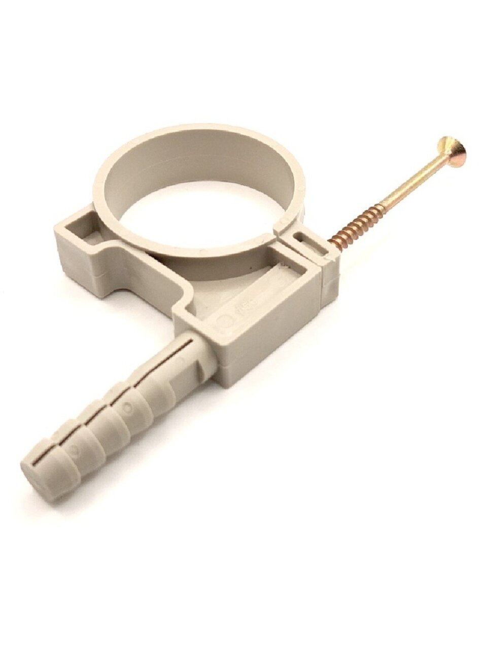 Дюбель-хомут 50 мм, полипропилен, крепление для труб "бобры", РосТурПласт, 37822