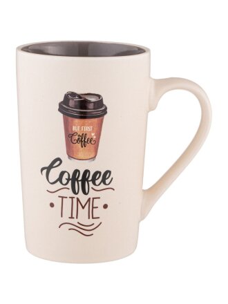 Кружка фарфор, 385 мл, Coffee Time, Lefard, 260-958
