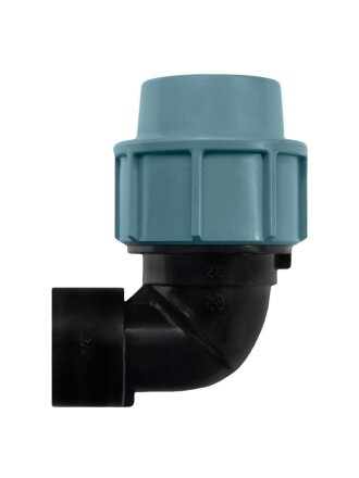 ПНД уголок d32х3/4", внутренняя резьба, ITAL