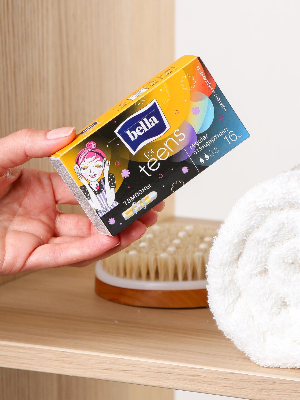 Тампоны Bella, For Teens Regular, 16 шт, BE-032-RE16-E02