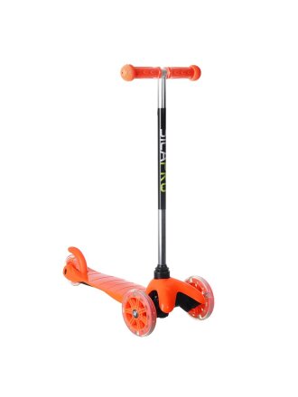 Самокат трехколесный, детский, колеса 100 мм, 70х11х54 см, 50 кг, алюминый, в ассортименте, SilaPro, 131062