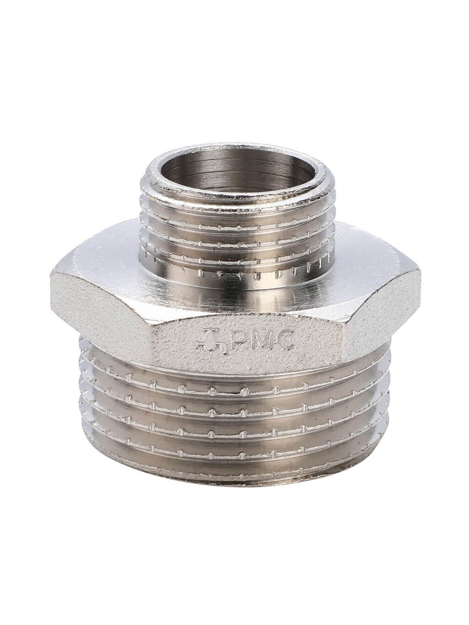 Бочонок 3/4"х1/2", ш-ш, латунь, наружный/наружный, переходной, РМС, 07НН-20х15