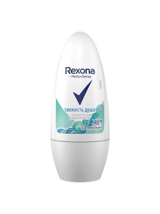 Дезодорант Rexona, Свежесть душа, для женщин, ролик, 50 мл