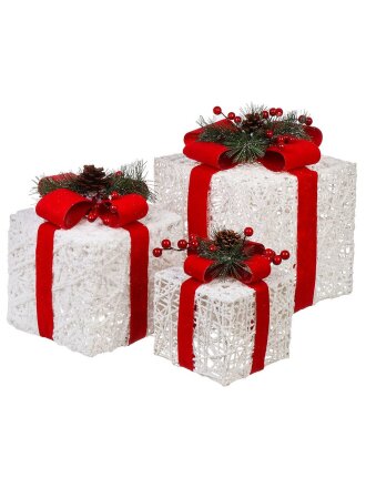 Фигурка декоративная Подарки, 60 LED, 220В, Y4-7435