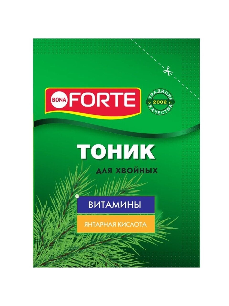 Удобрение Тоник, для хвойных, 15 г, Bona Forte
