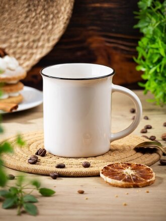 Кружка керамика, 320 мл, Эмаль, B060759, в ассортименте