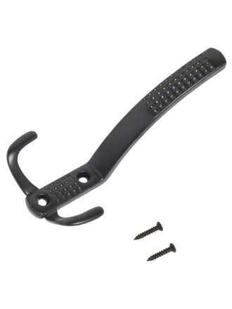 Крючок-вешалка 3-рожковый, Стандарт, 212 A BL, 14 618, матовый черный